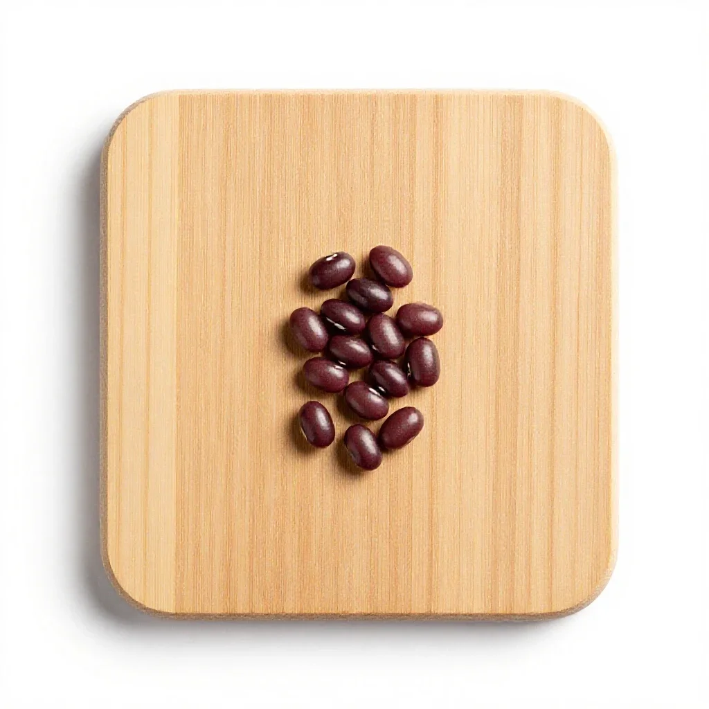 Jumping bean isolated on a white background