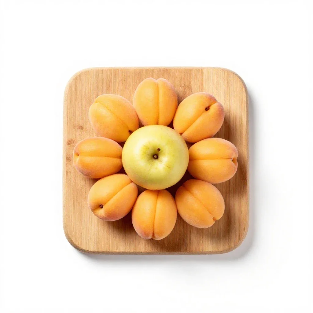 Kai apple isolated on a white background