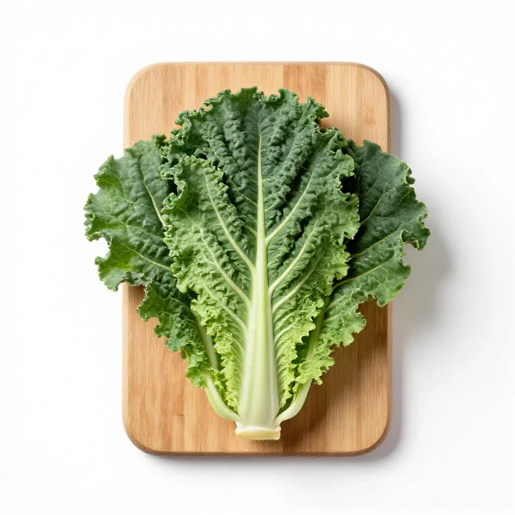 Kale isolated on a white background