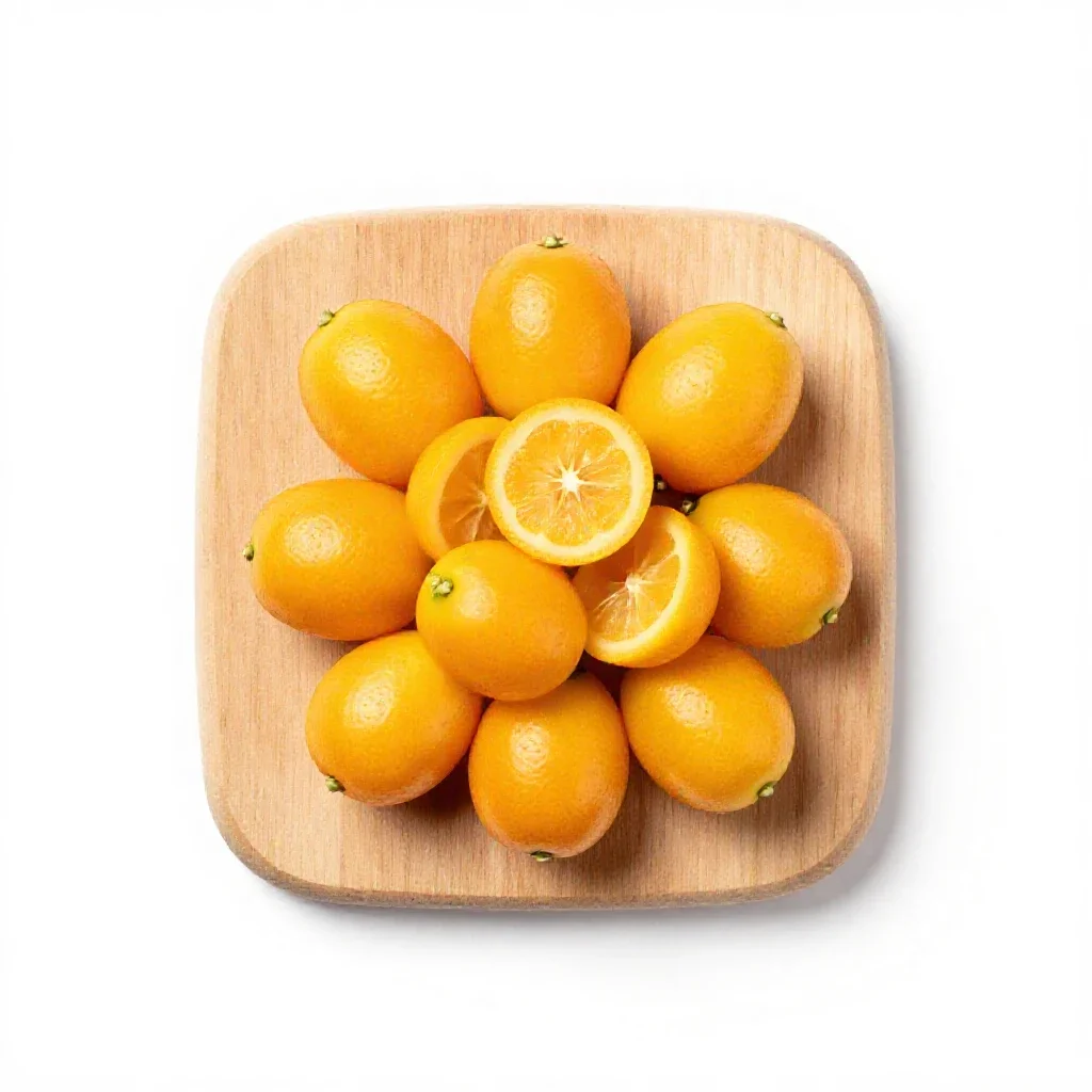 Kumquat isolated on a white background