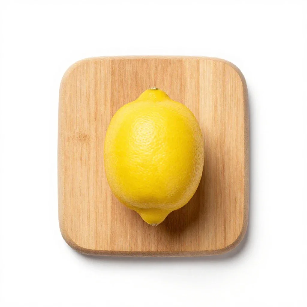 Lemon isolated on a white background