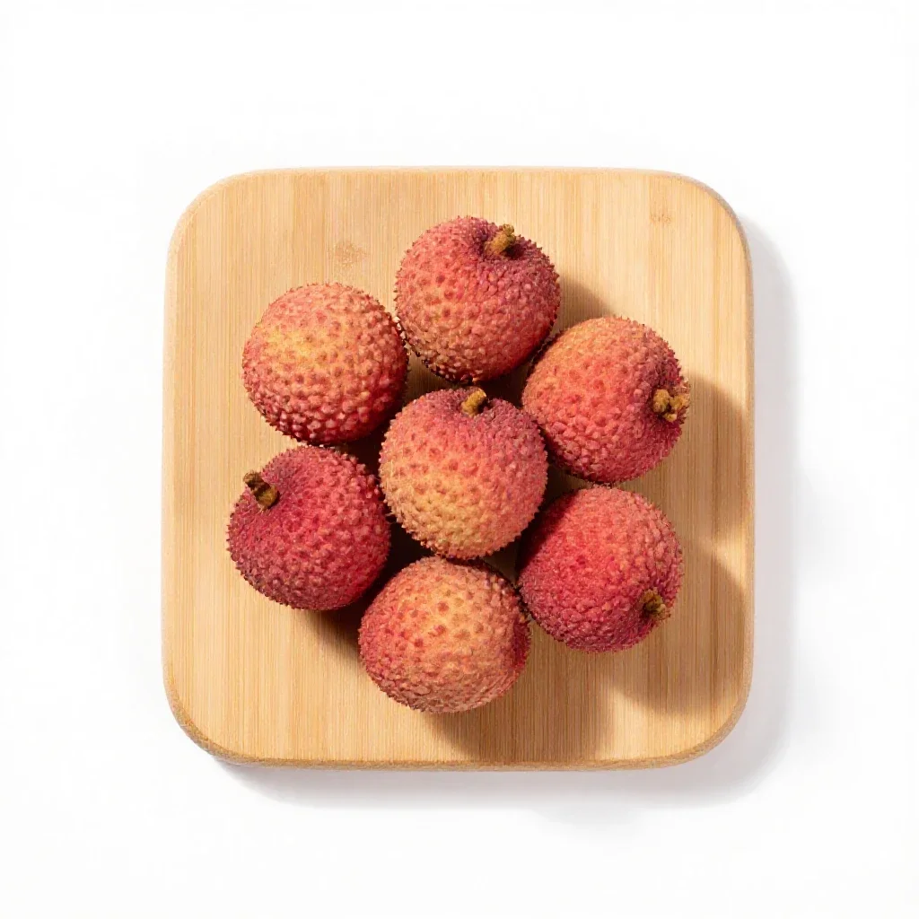 Litchi isolated on a white background
