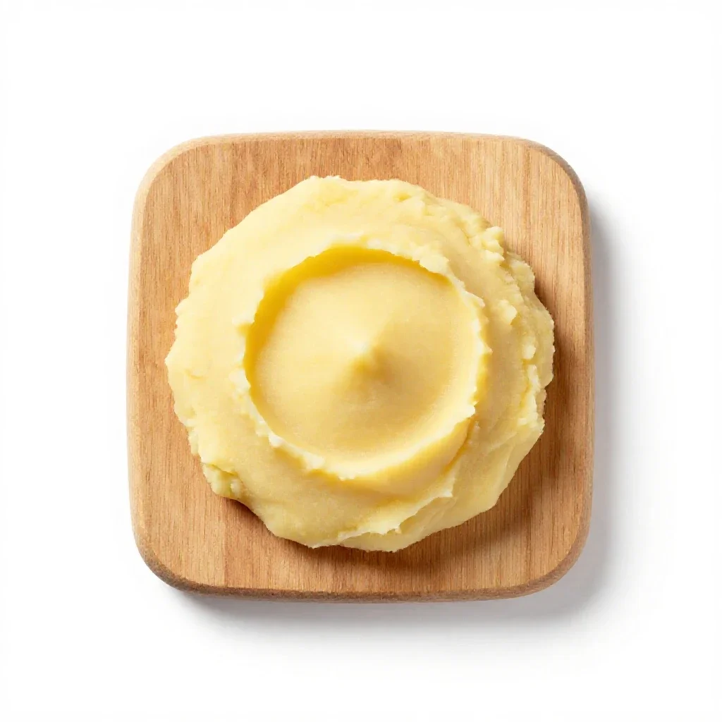 Mashed potato isolated on a white background
