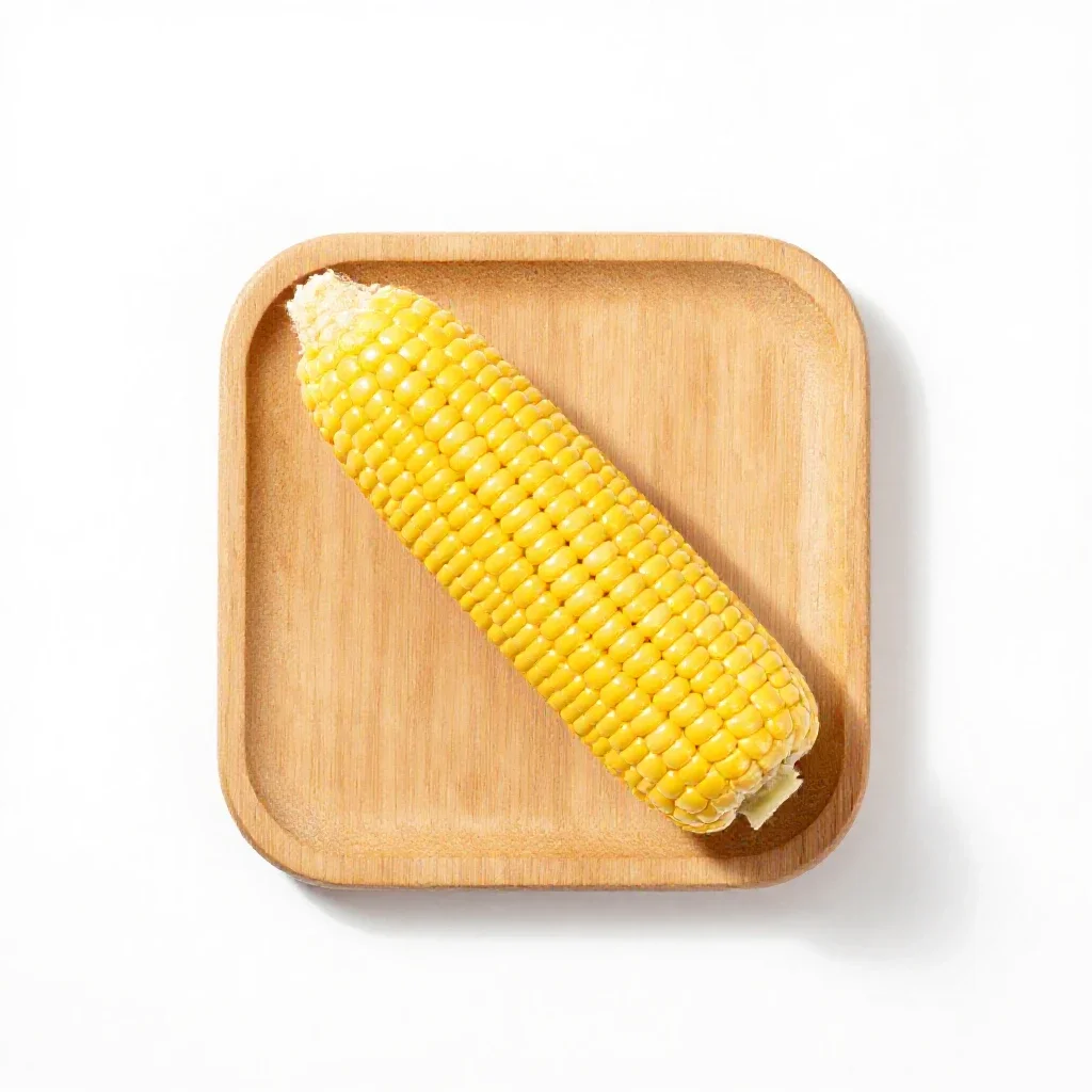 Mealie isolated on a white background