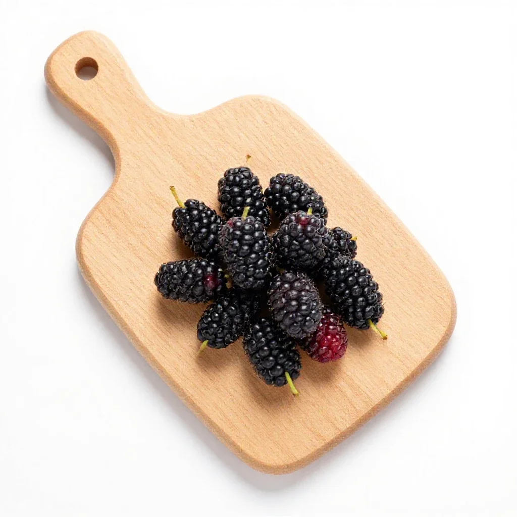 Mulberry isolated on a white background