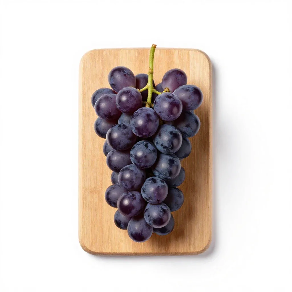 Muscadine isolated on a white background
