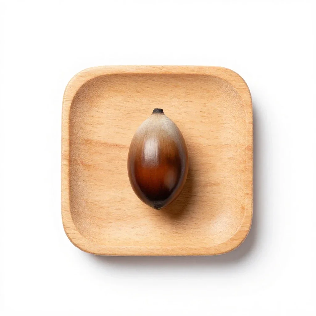 Palm nut isolated on a white background