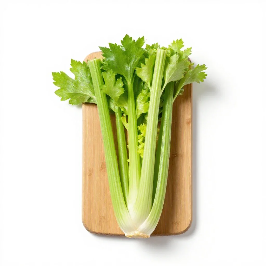 Pascal celery isolated on a white background