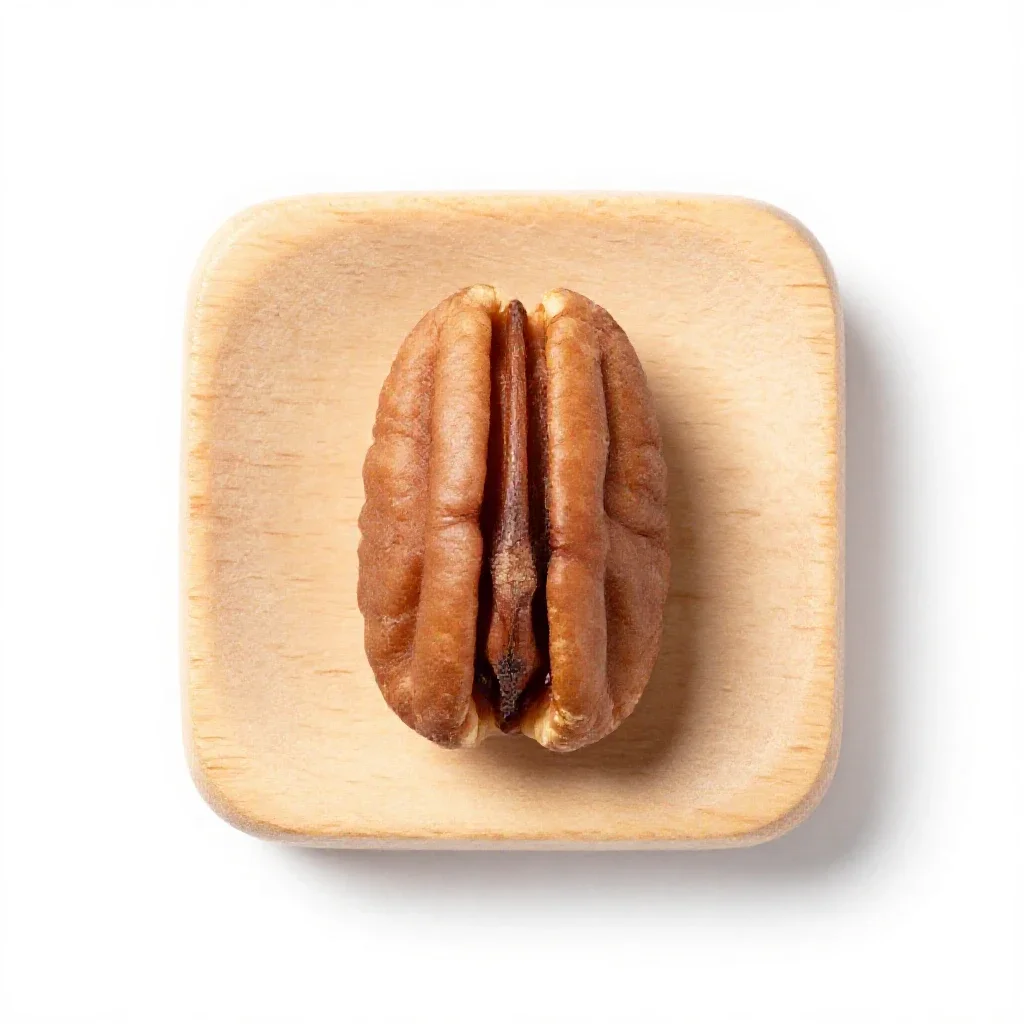 Pecan isolated on a white background