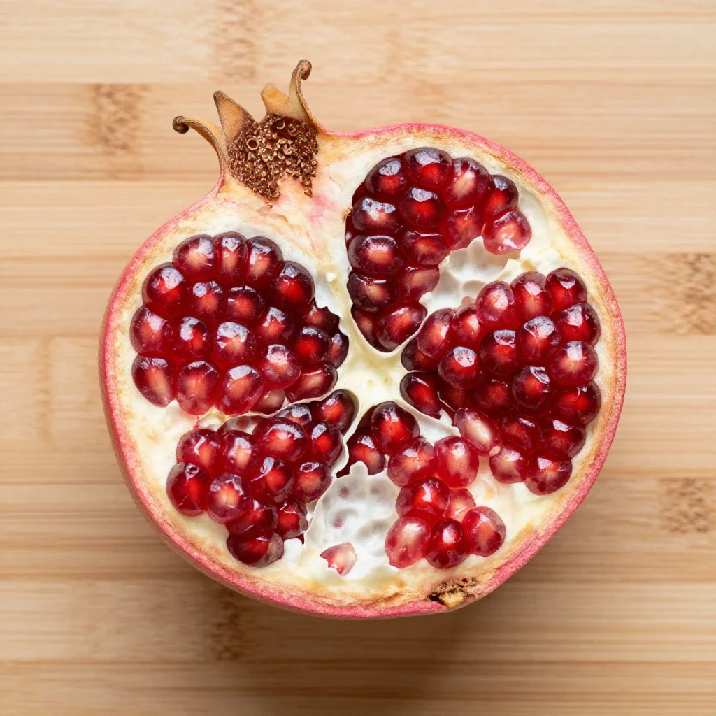 Pomegranate isolated on a white background