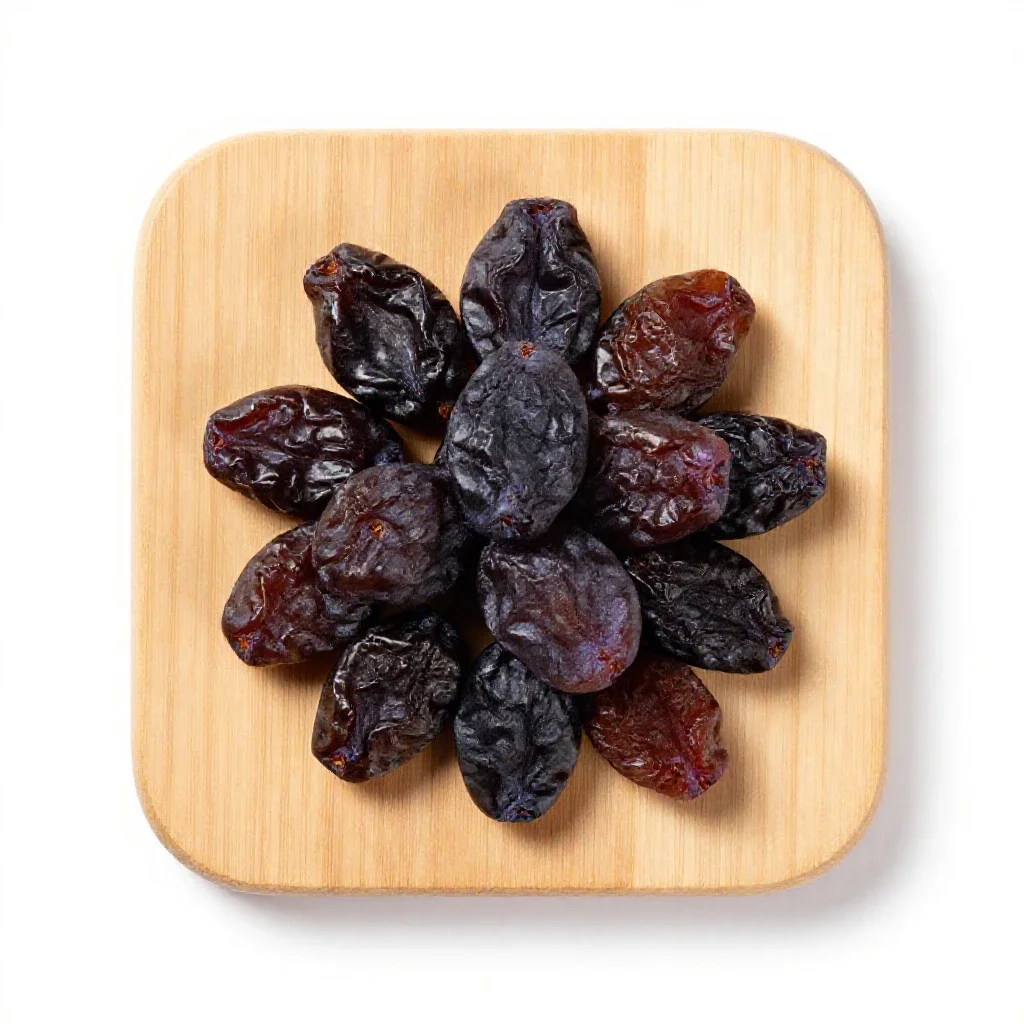 Prune isolated on a white background