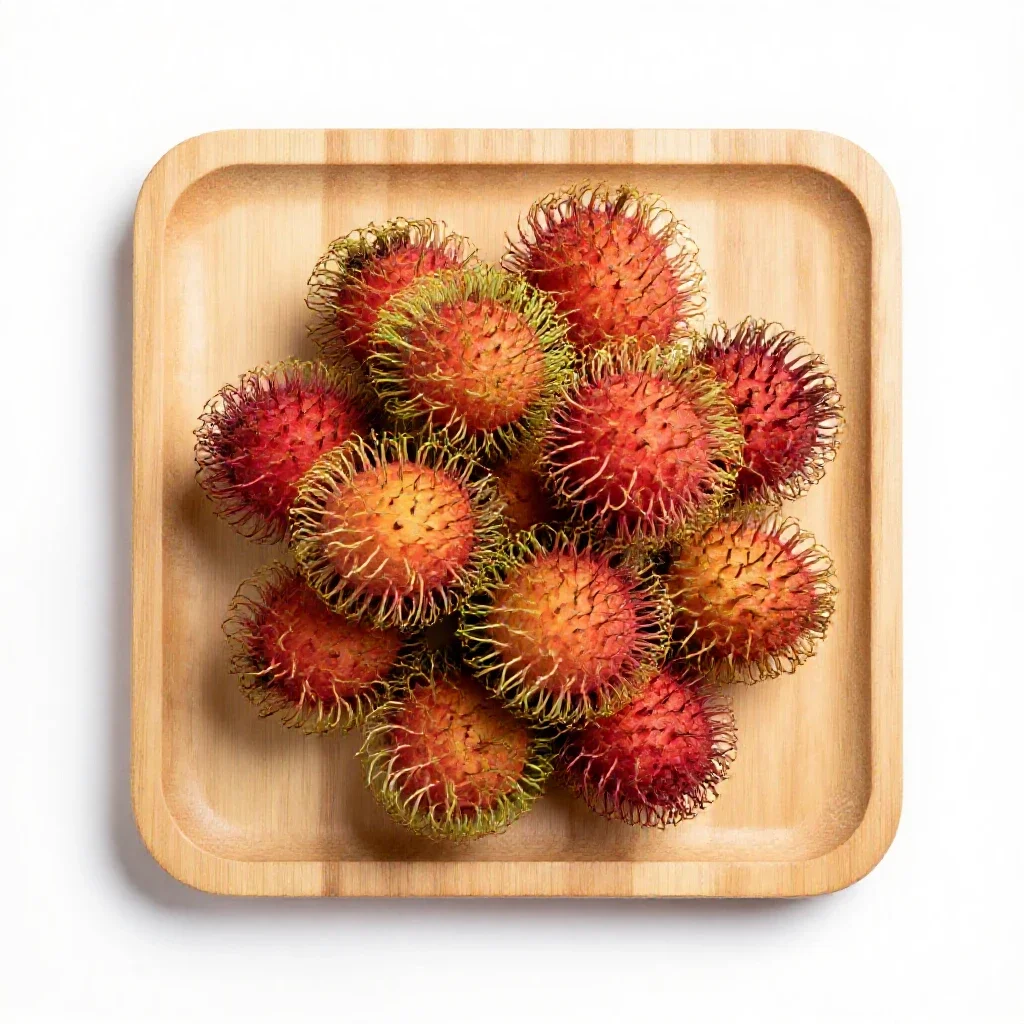 Pulasan isolated on a white background