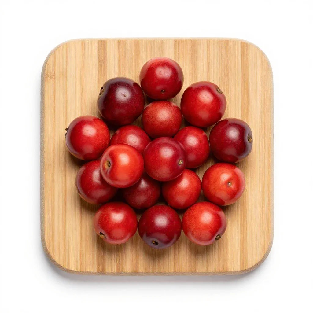 Quandong isolated on a white background