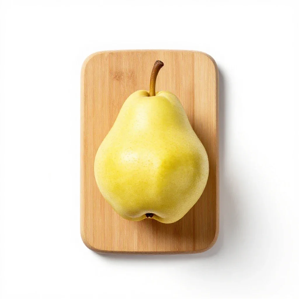 Quince isolated on a white background