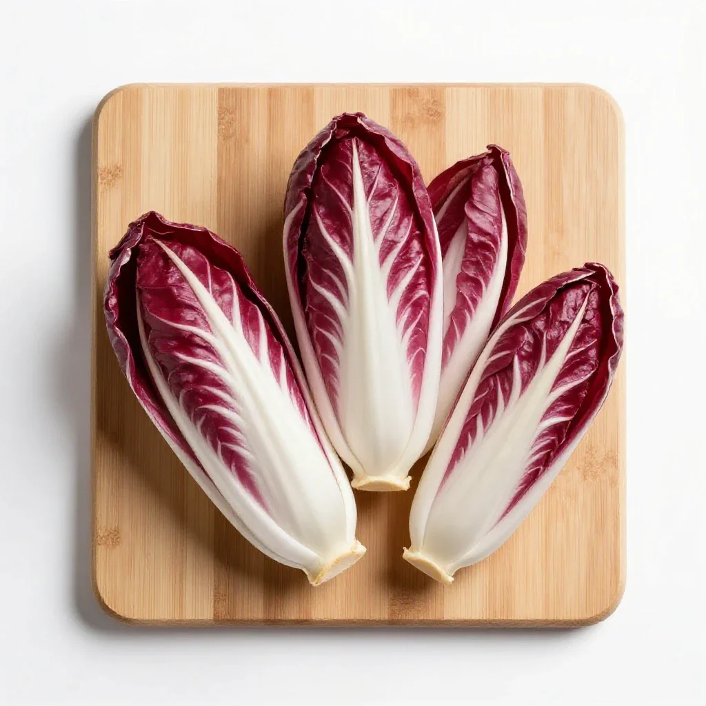 Radicchio isolated on a white background