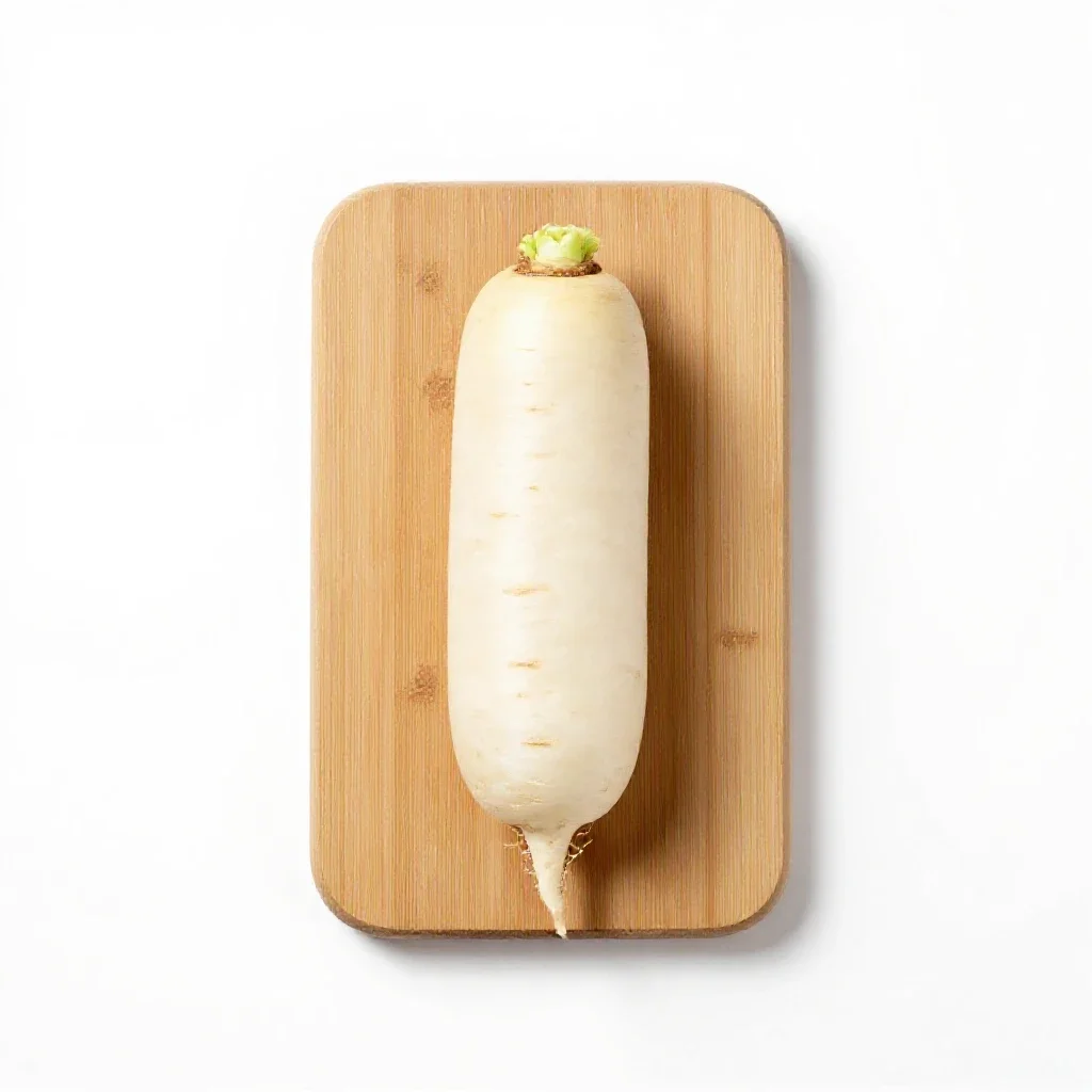 Radish isolated on a white background