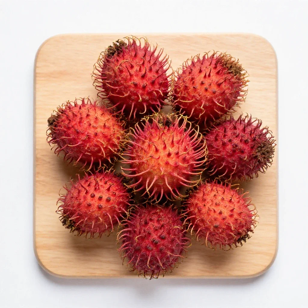 Rambutan isolated on a white background
