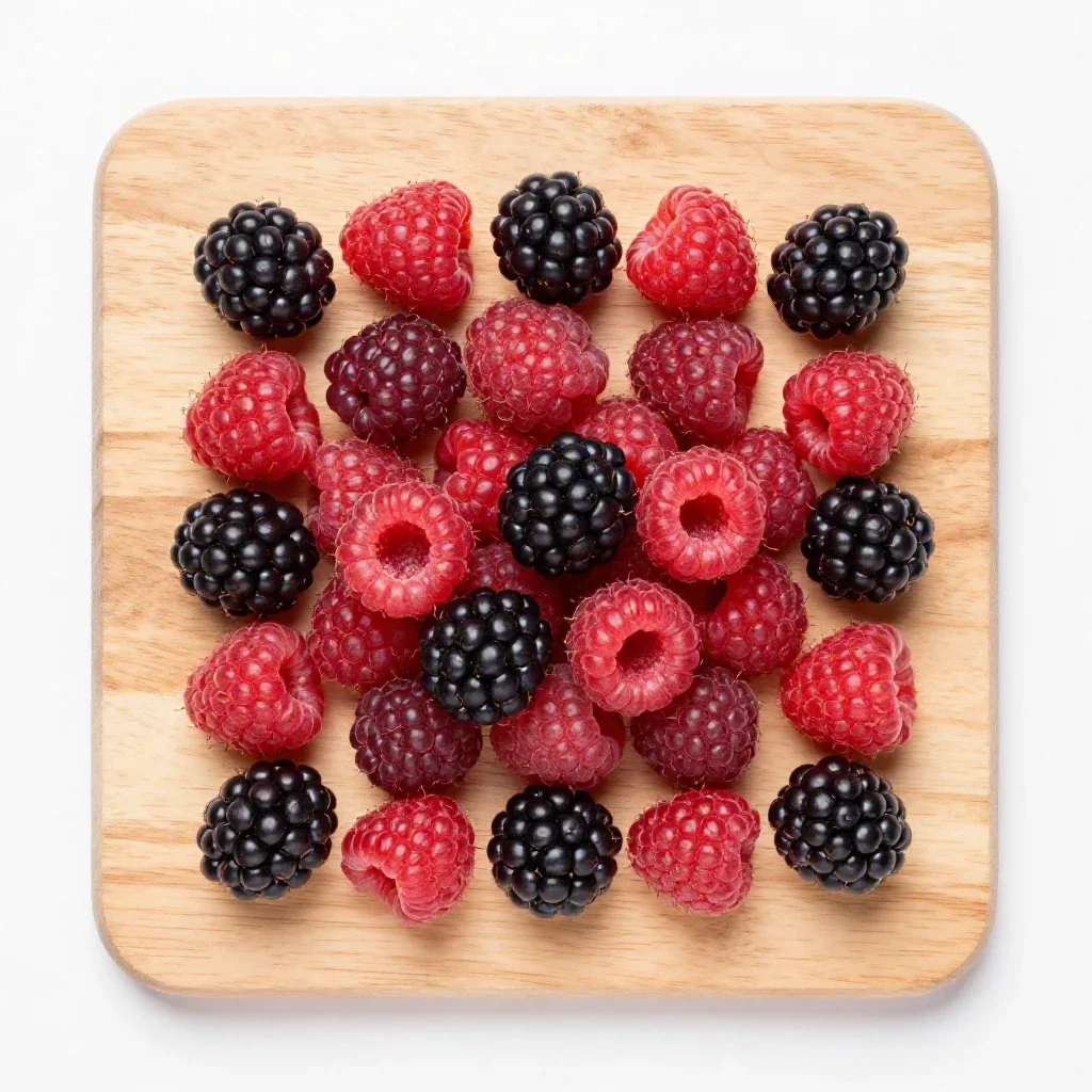 Raspberry isolated on a white background