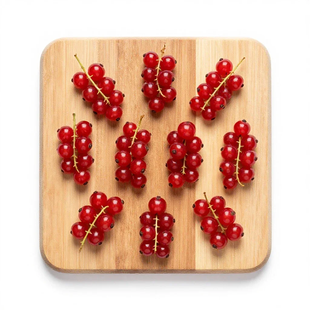 Red currant isolated on a white background