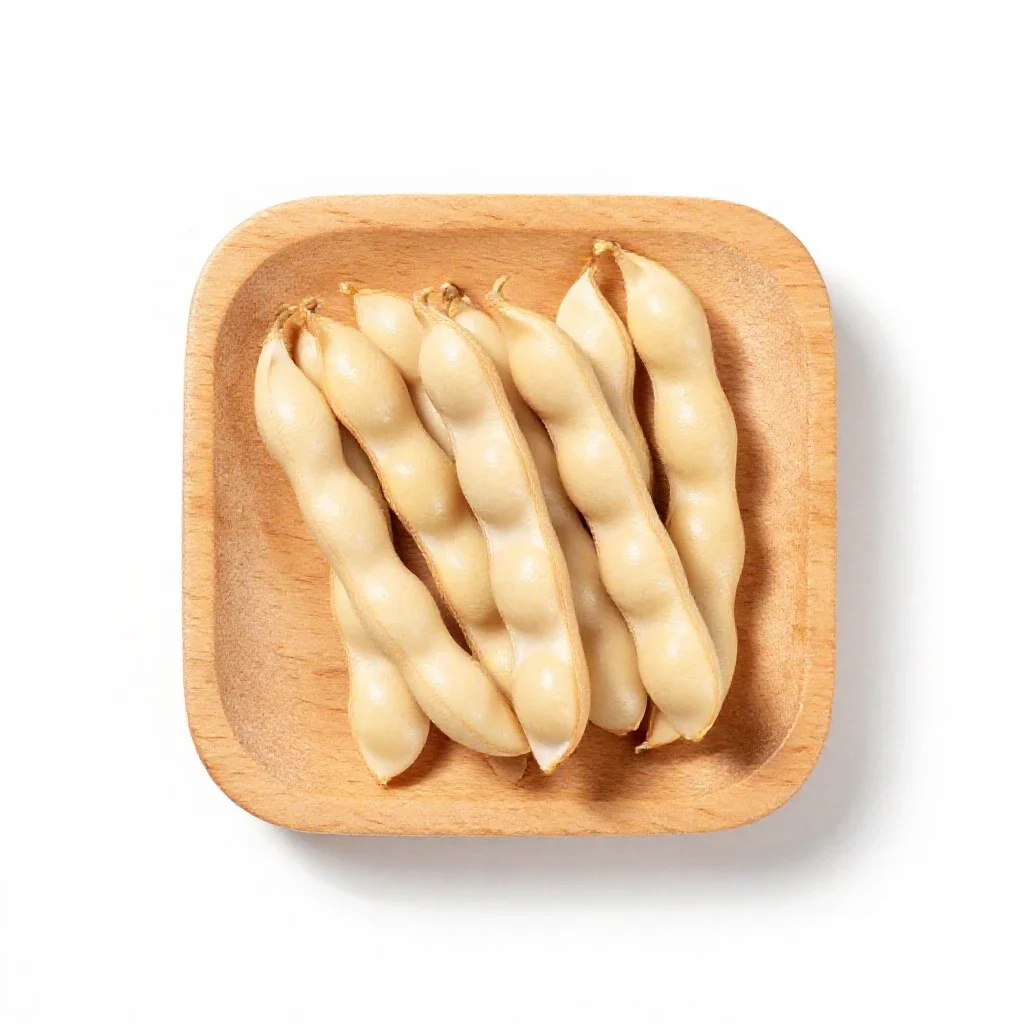 Shell bean isolated on a white background