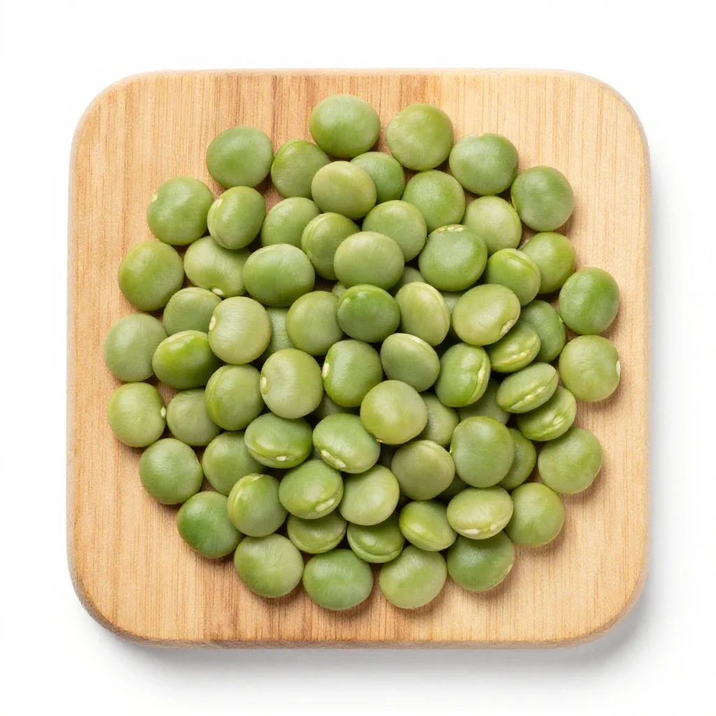 Sieva bean isolated on a white background