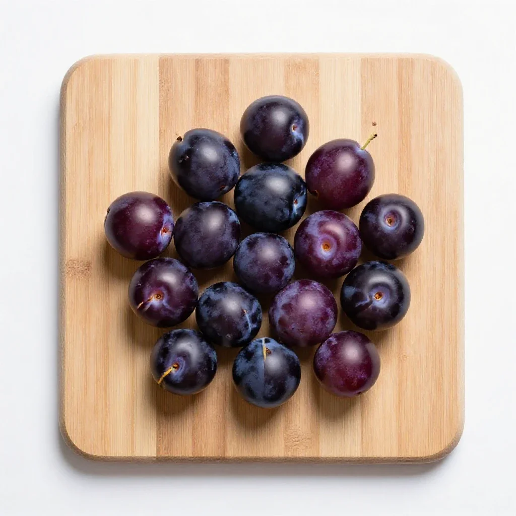 Sloe isolated on a white background