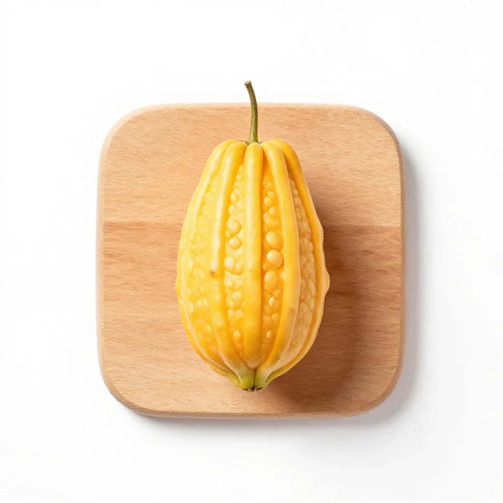 Sour gourd isolated on a white background