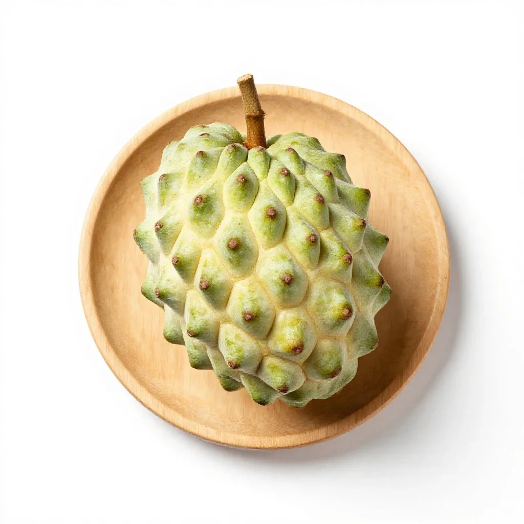 Soursop isolated on a white background