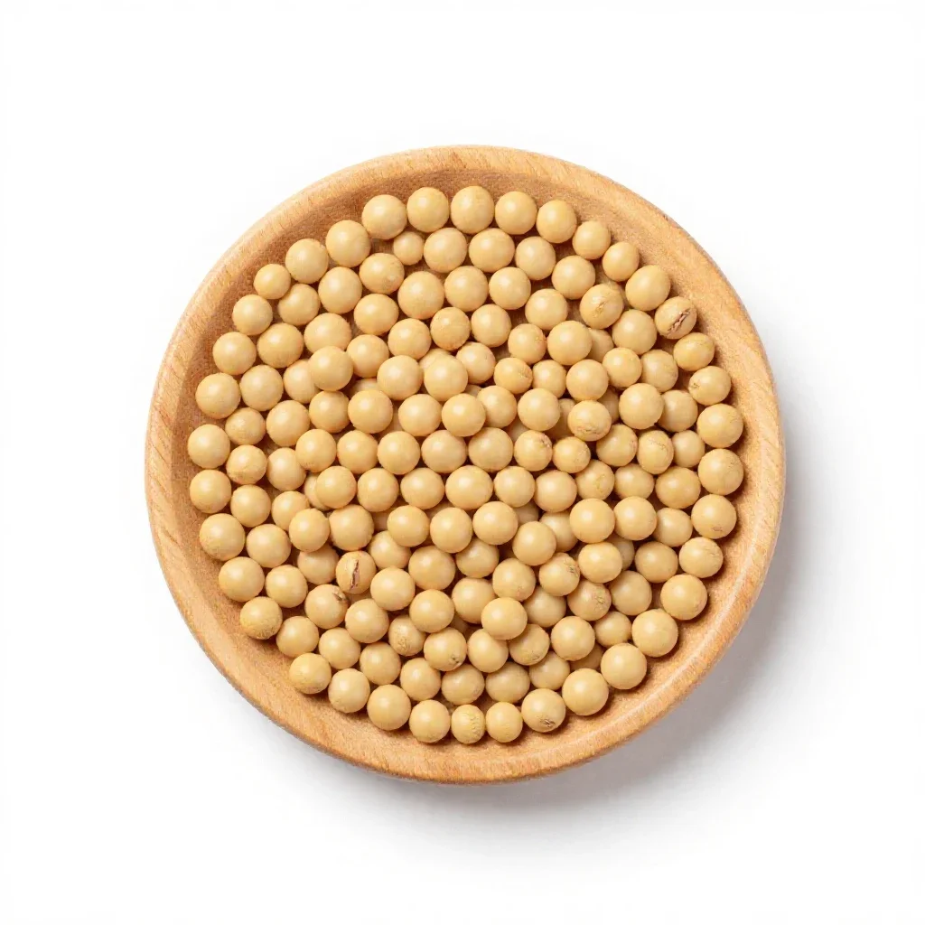 Soy isolated on a white background