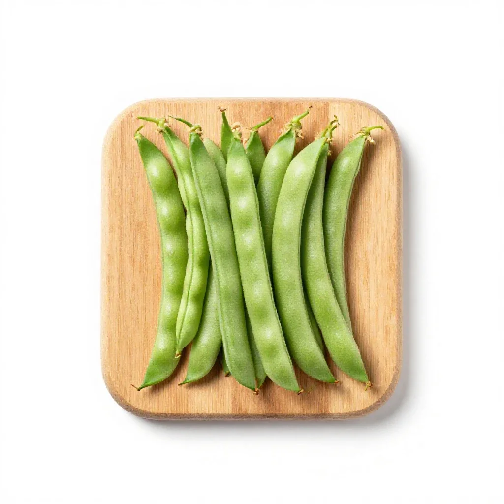 String bean isolated on a white background
