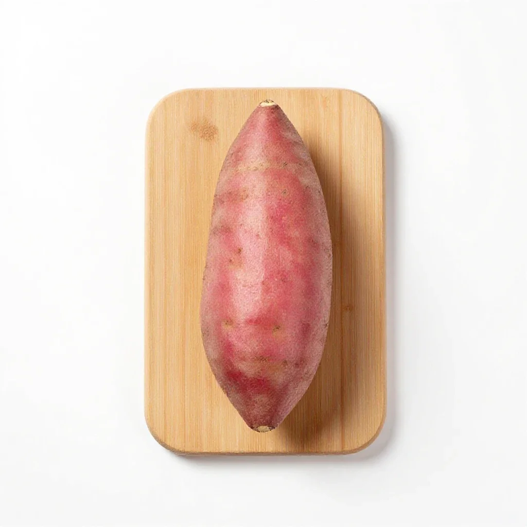 Sweet potato isolated on a white background