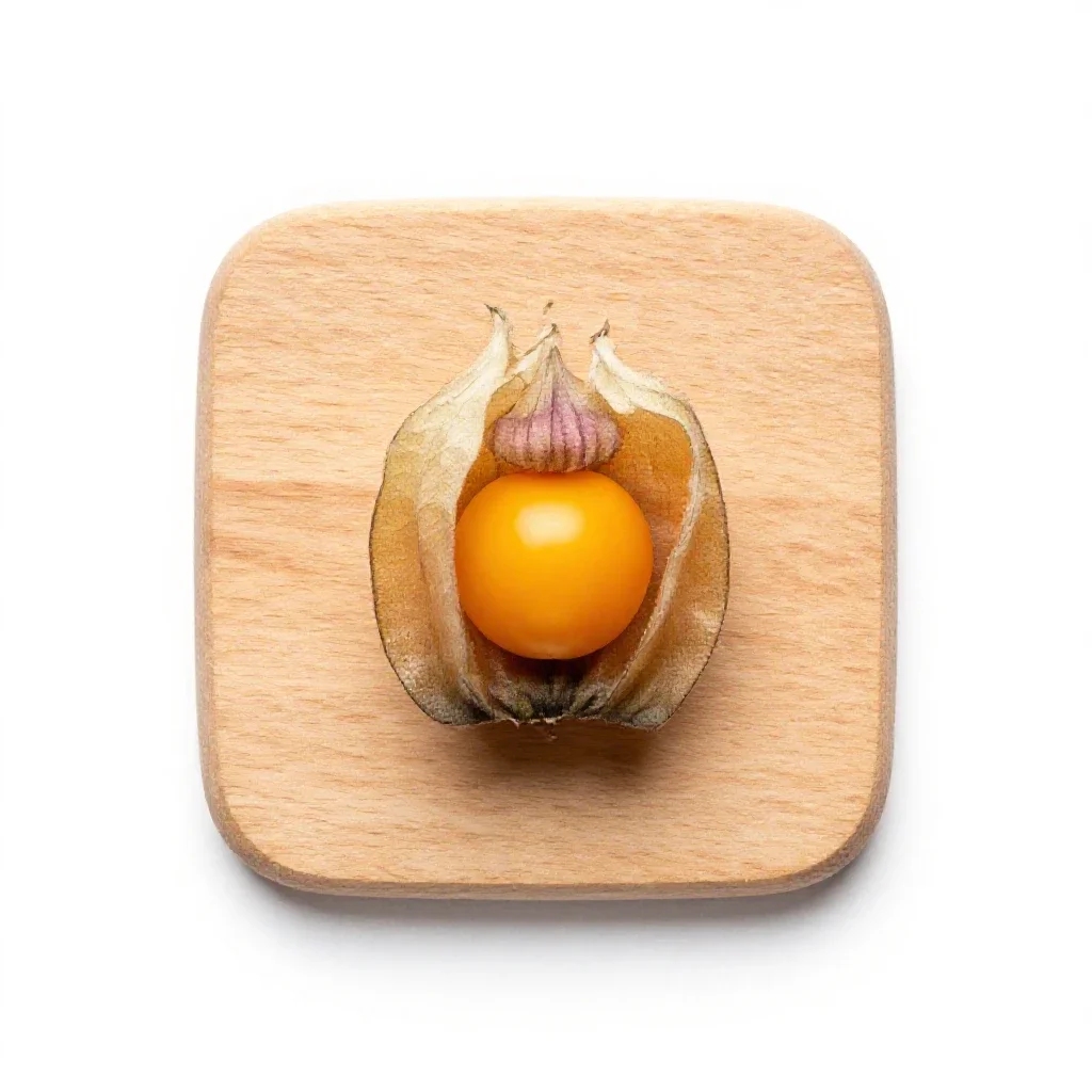 Tomatillo isolated on a white background