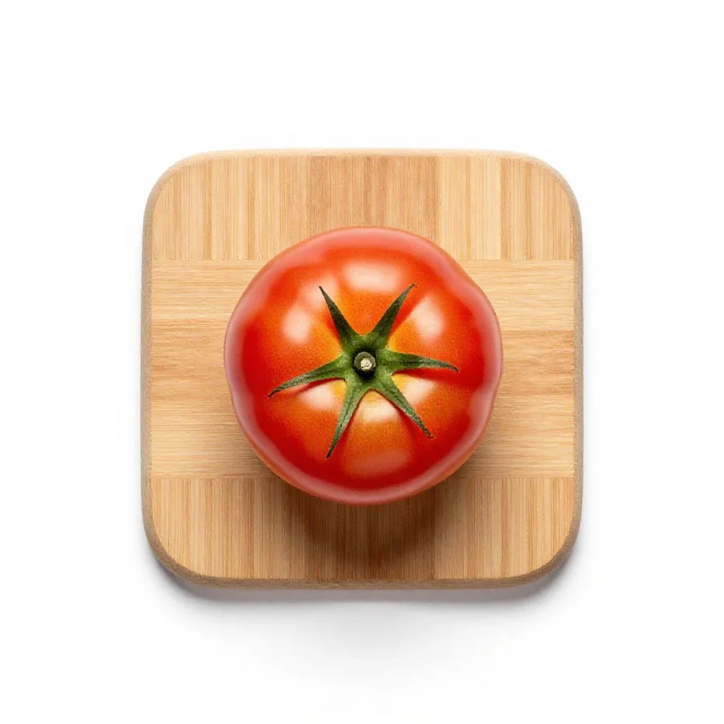 Tomato isolated on a white background