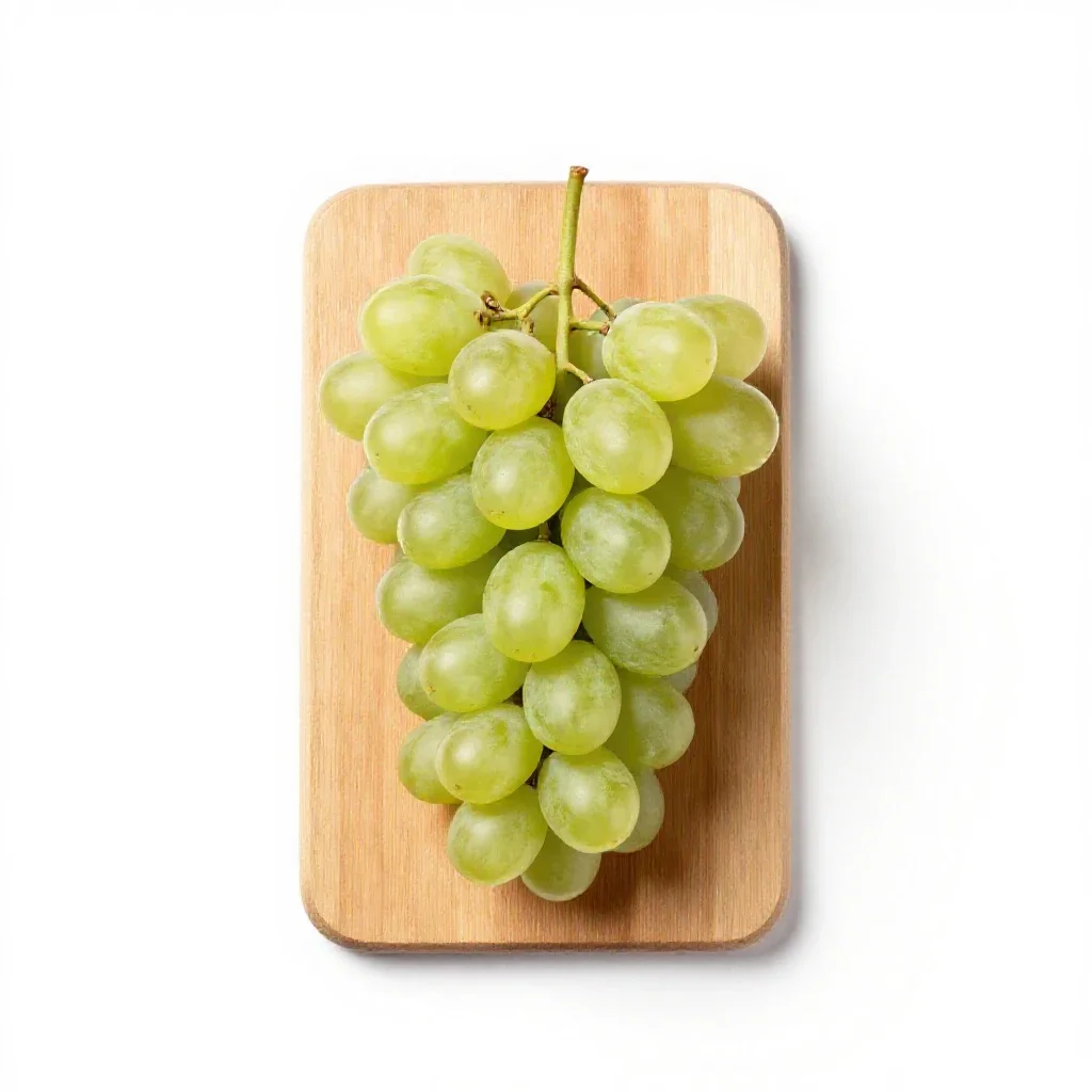 Vinifera grape isolated on a white background