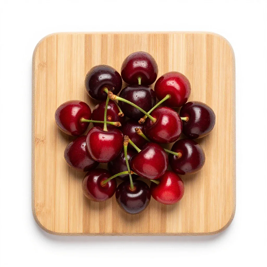 Wild cherry isolated on a white background