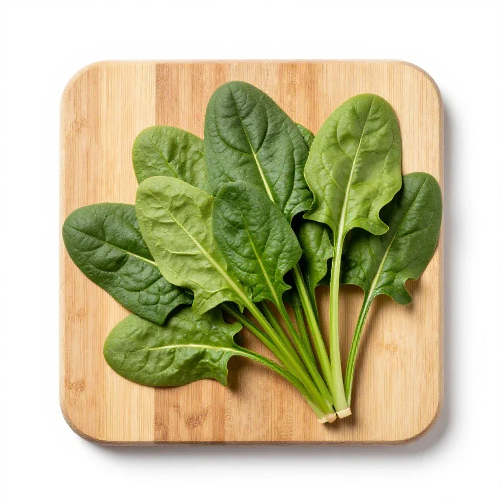 Wild spinach isolated on a white background