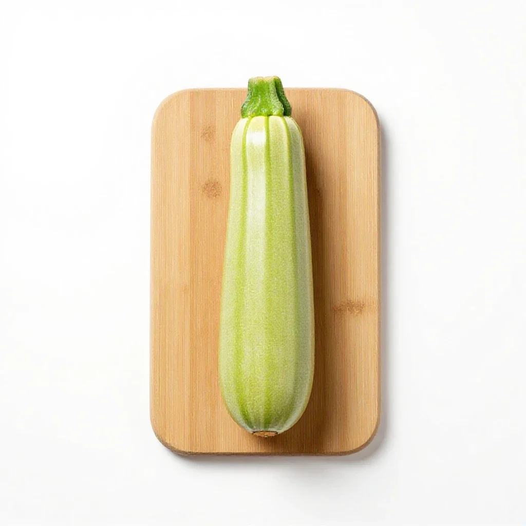 Zucchini isolated on a white background