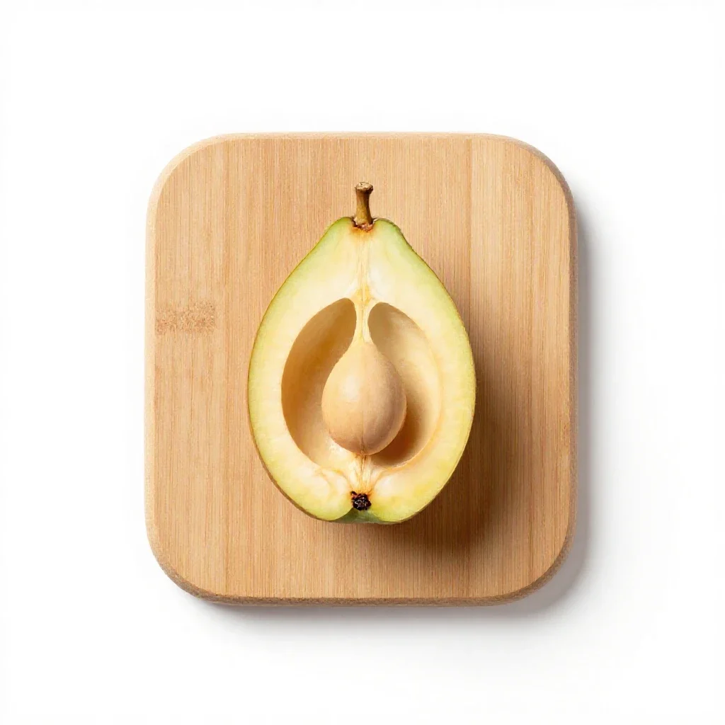 Accessory fruit isolated on a white background