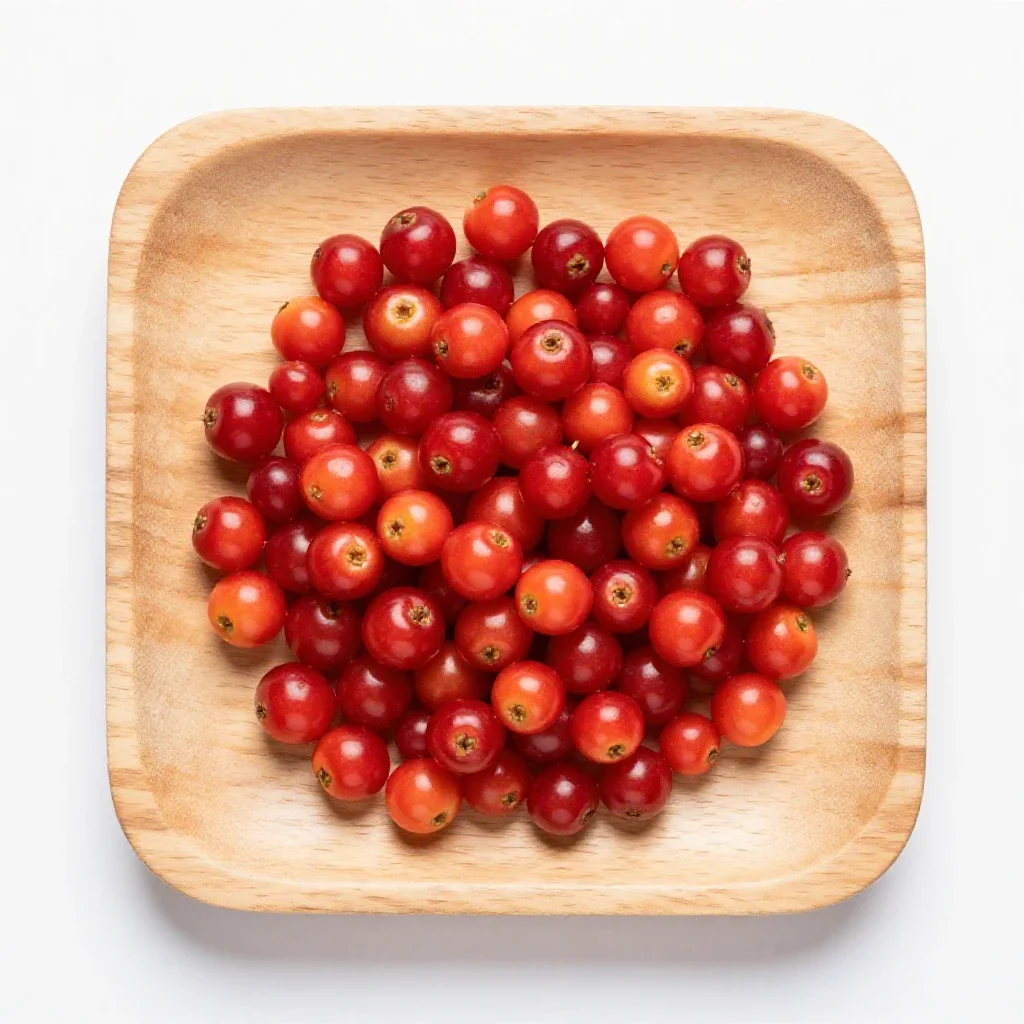 Acerola isolated on a white background
