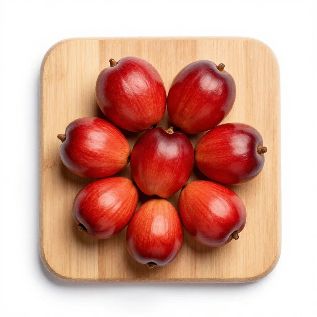 Ackee isolated on a white background