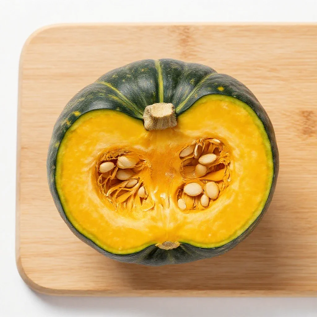 Acorn squash isolated on a white background