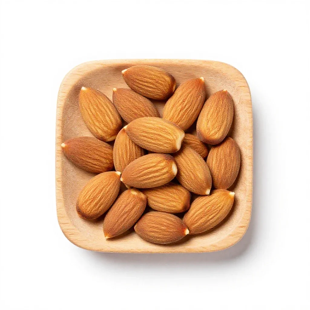 Almond isolated on a white background
