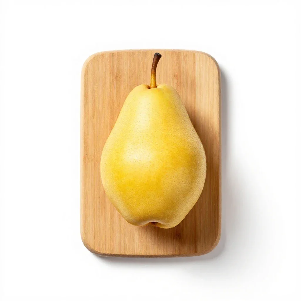 Anchovy pear isolated on a white background