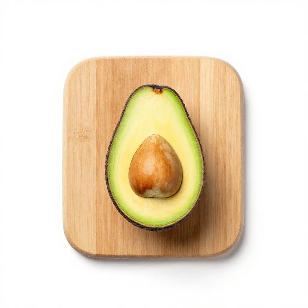 Avocado isolated on a white background