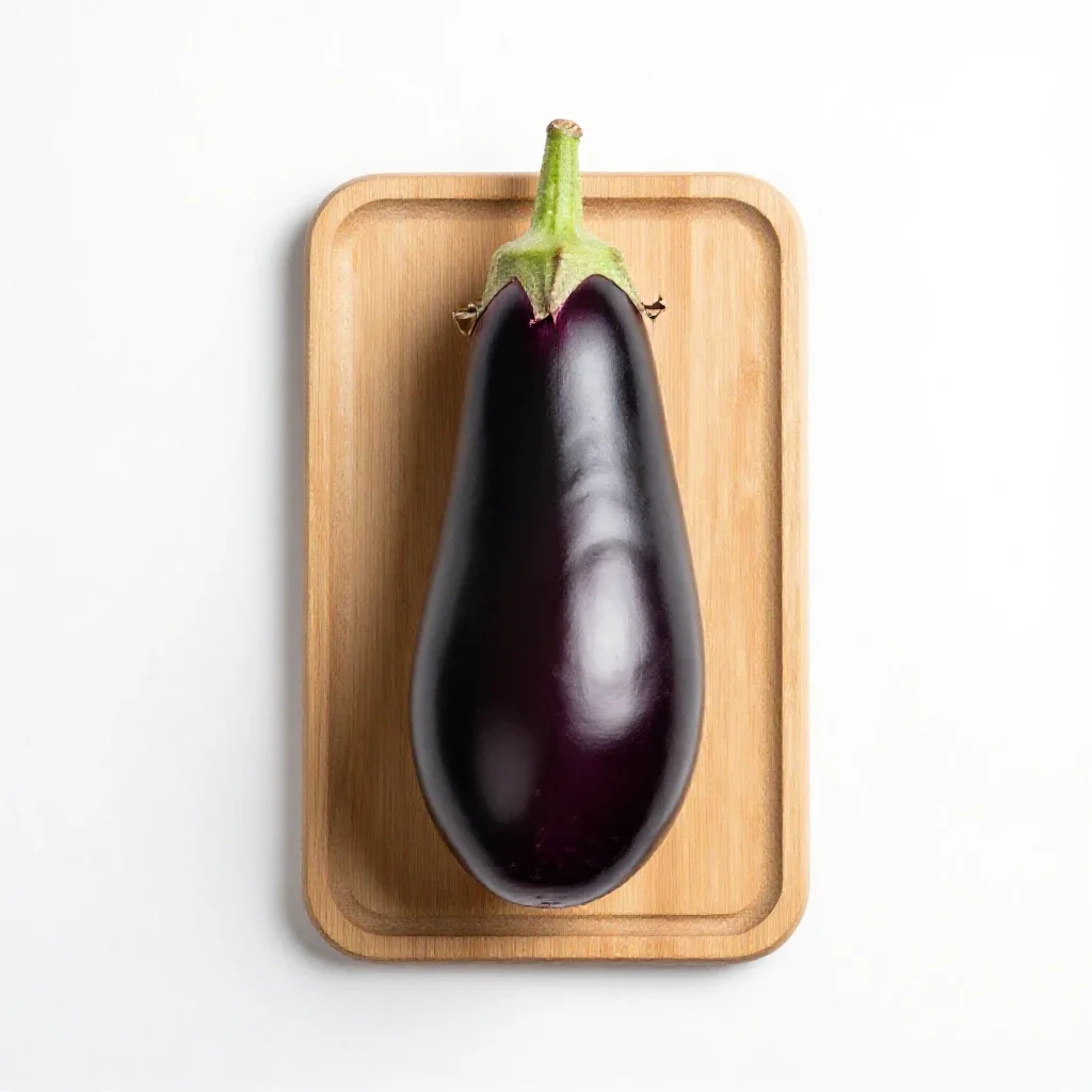 Eggplant isolated on a white background