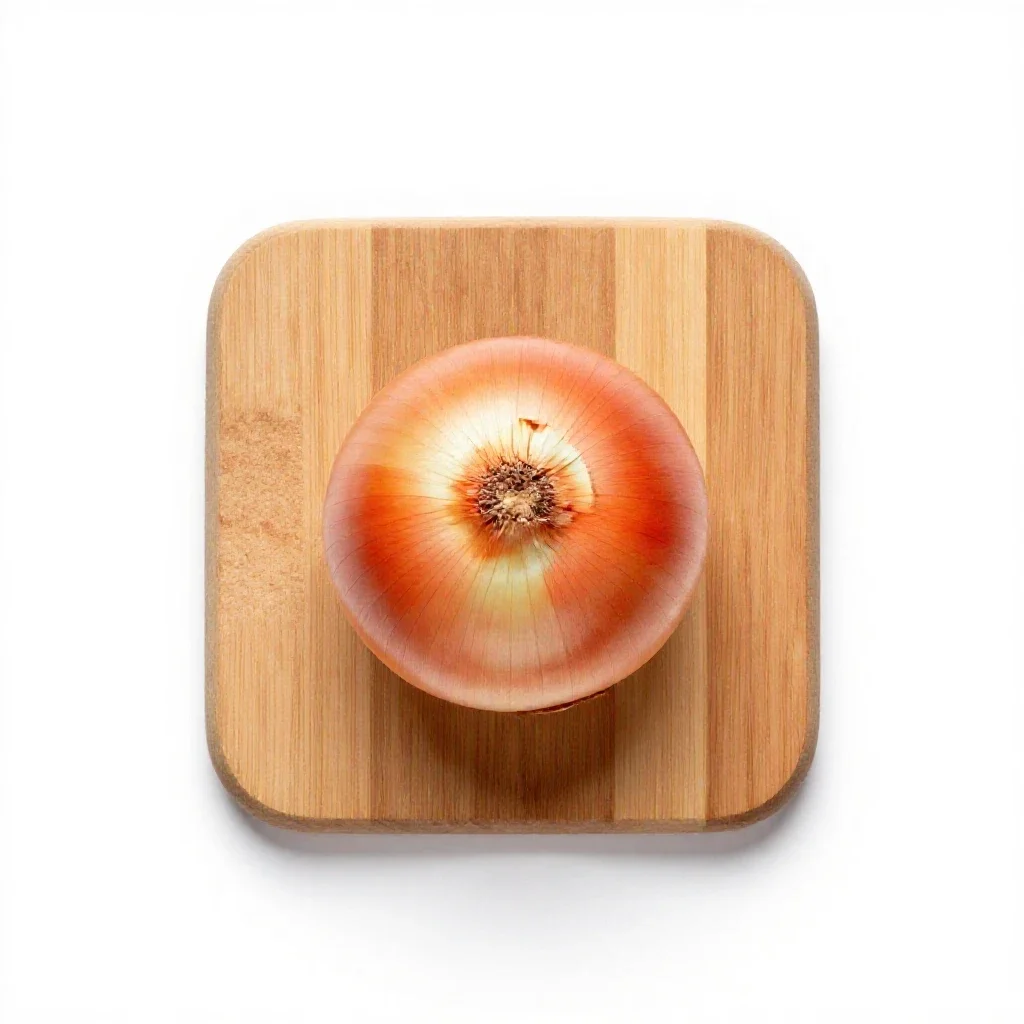 Onion isolated on a white background