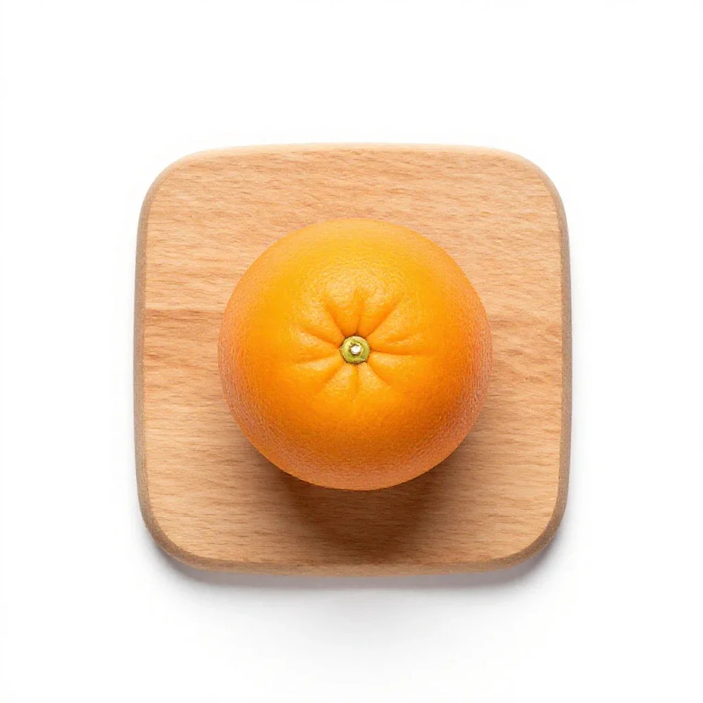 Orange isolated on a white background