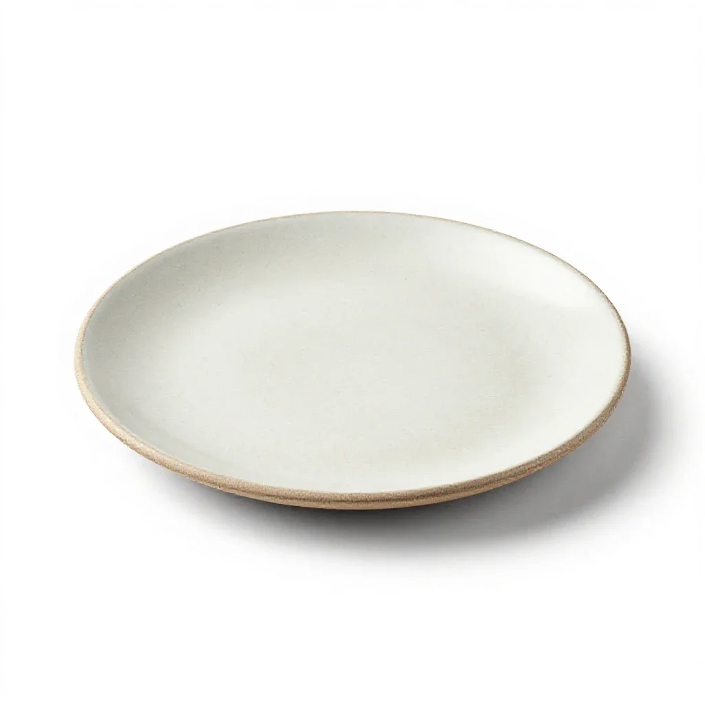 Dessert plate isolated on a white background