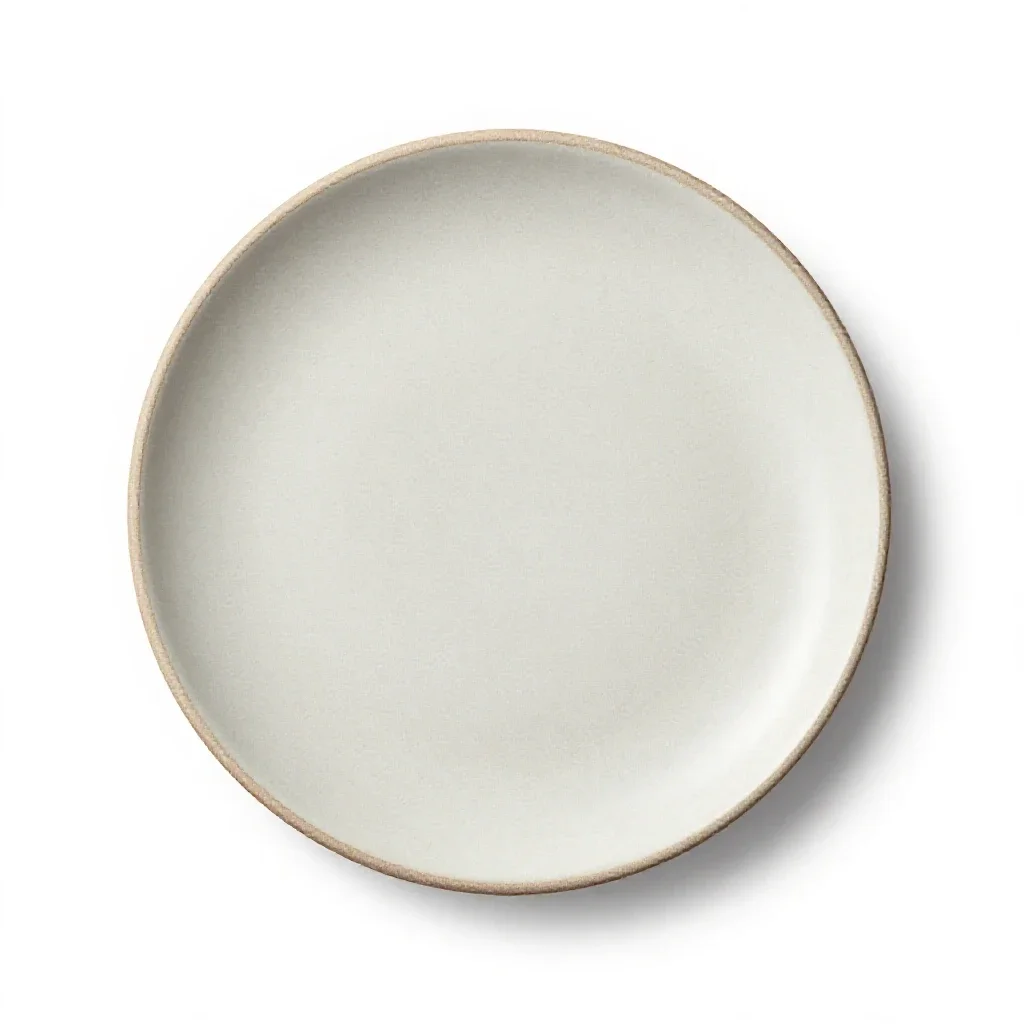 Dinner plate isolated on a white background