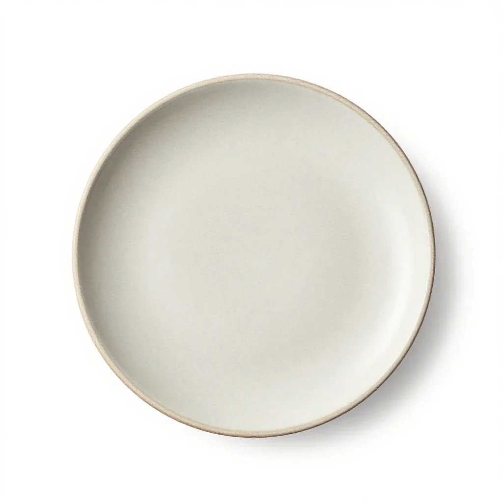 Dinner service isolated on a white background